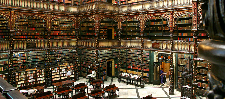 foto do Real Gabinete Português de Leitura. (Fonte: Reprodução Real Gabinete Português de Leitura)